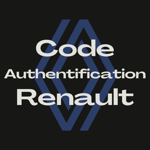 Code authentification Renault